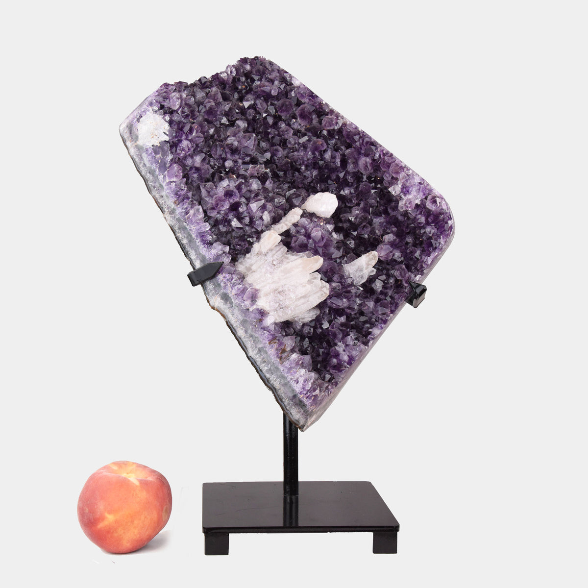 Brazilian Amethyst with Calcite