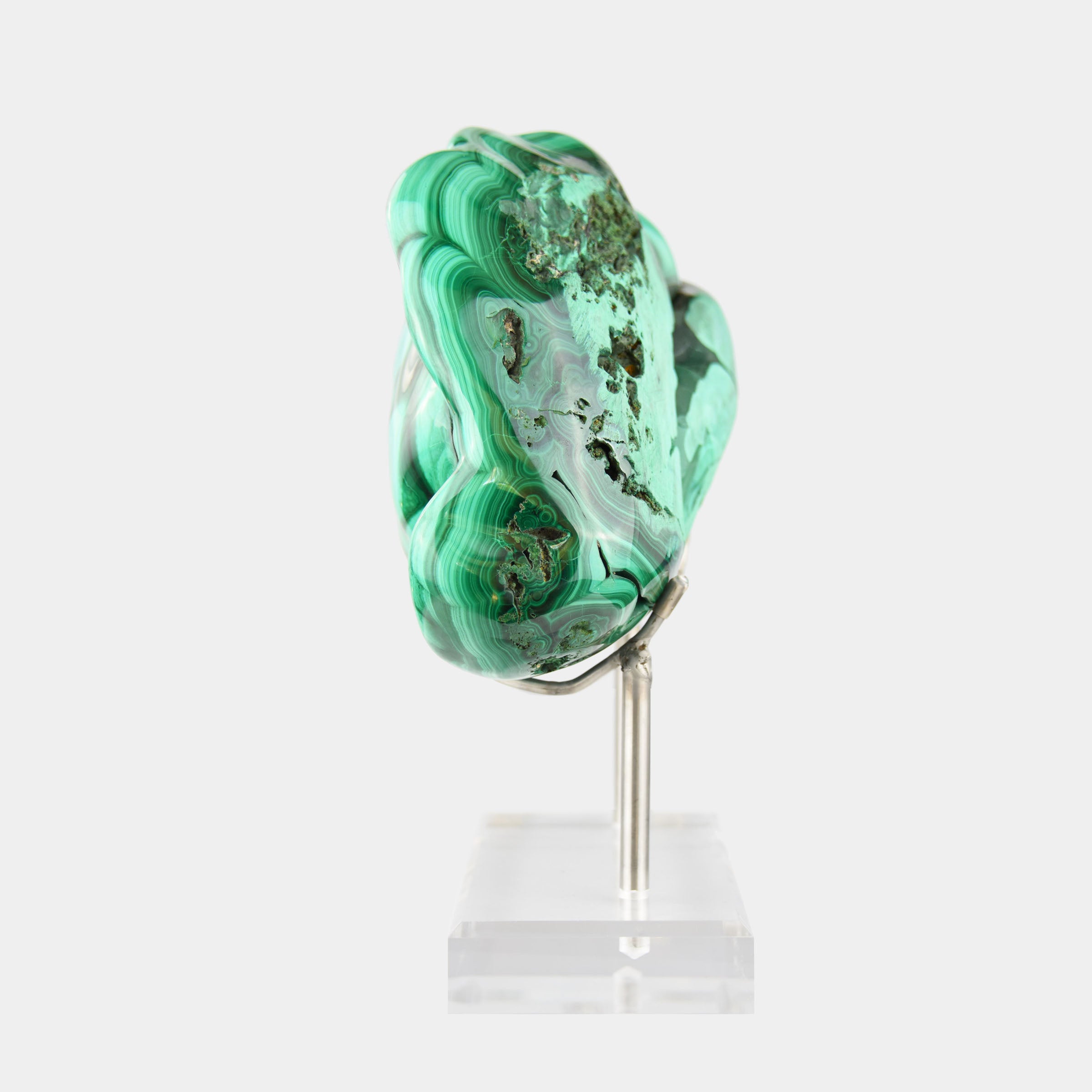Polished Malachite Freeform