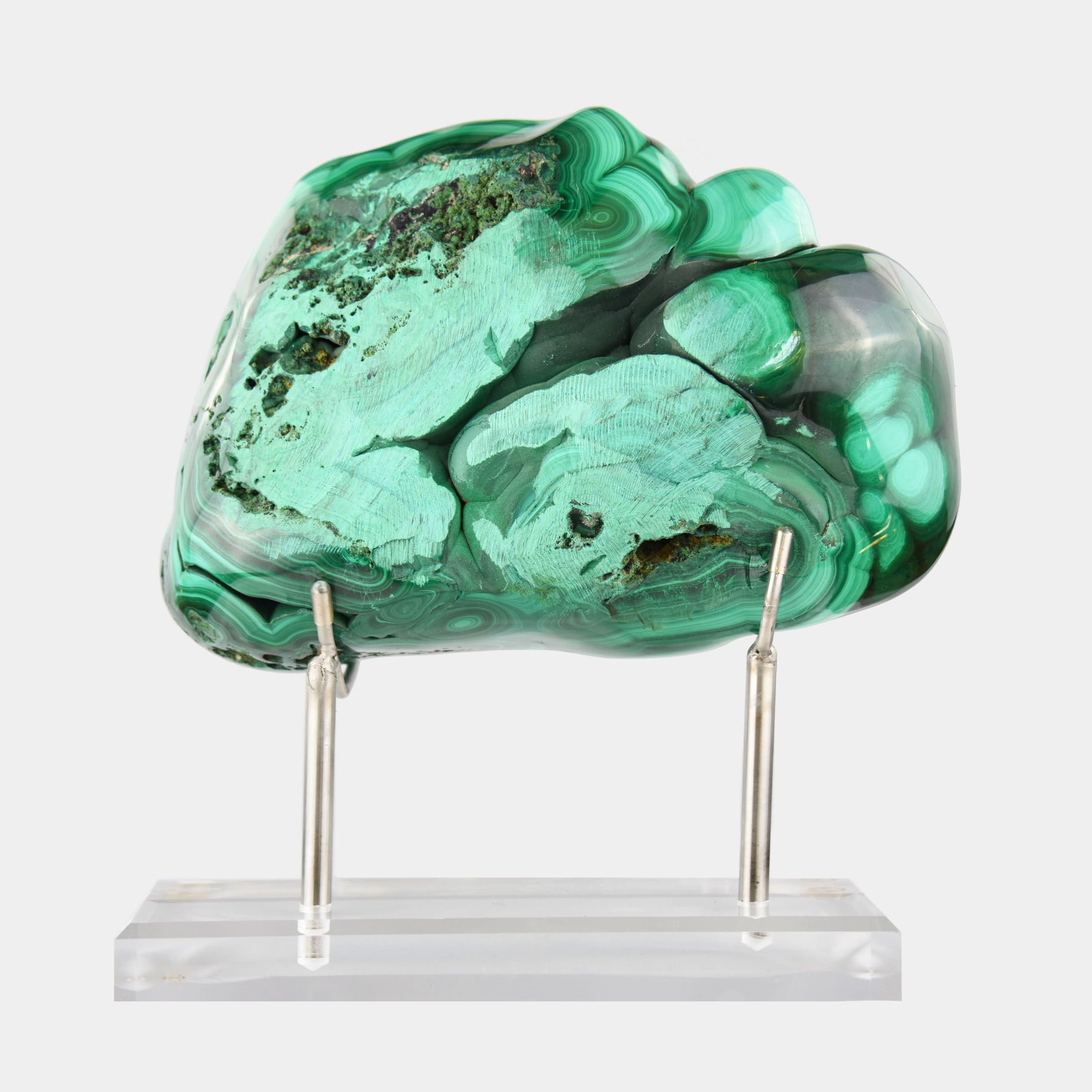 Polished Malachite Freeform