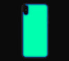 Teal / Neon Pink <br>iPhone X - Glow Gel Combo