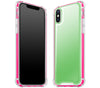Apple Green / Neon Pink <br>iPhone X - Glow Gel case combo