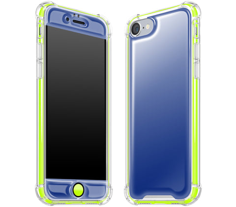 Navy Blue / Neon Yellow <br>iPhone 7/8 - Glow Gel case combo