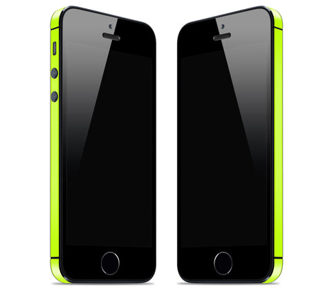 Neon Yellow <br>Bumper Rim Skin - iPhone SE