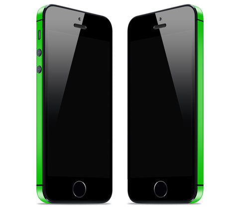 Neon Green <br>Bumper Rim Skin - iPhone SE