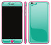 Teal / Neon Pink <br>iPhone 6/6s Plus - Glow Gel Combo