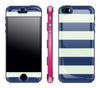 Nautical Striped / Neon Pink <br>iPhone 5s - Glow Gel Combo
