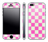 Pink Checkered <br>iPhone 5s - Glow Gel Skin