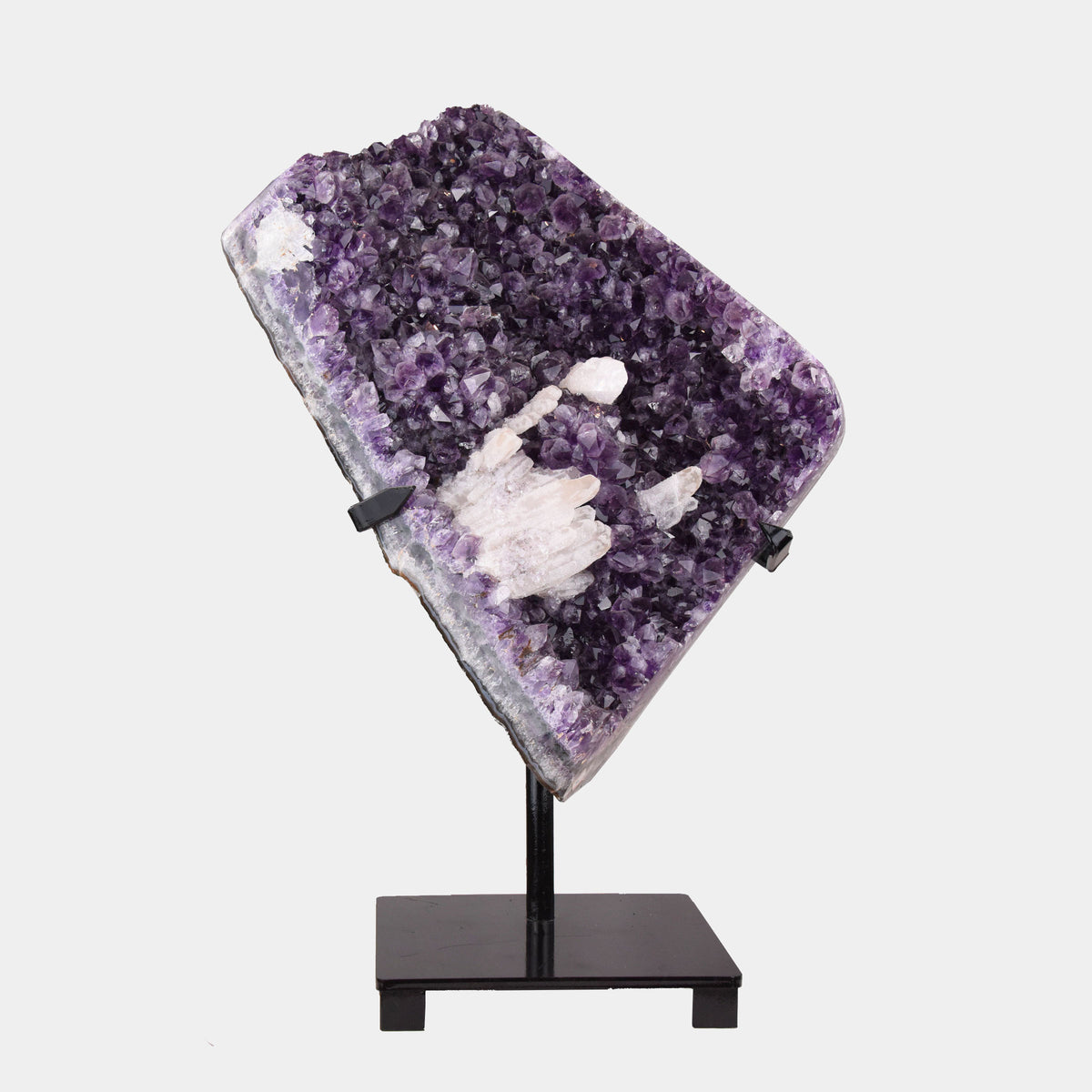 Brazilian Amethyst with Calcite