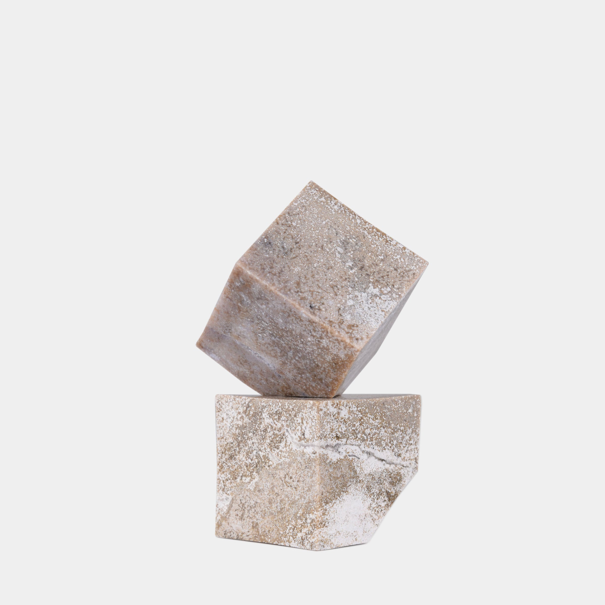 Verona Taupe Marble Cube Set
