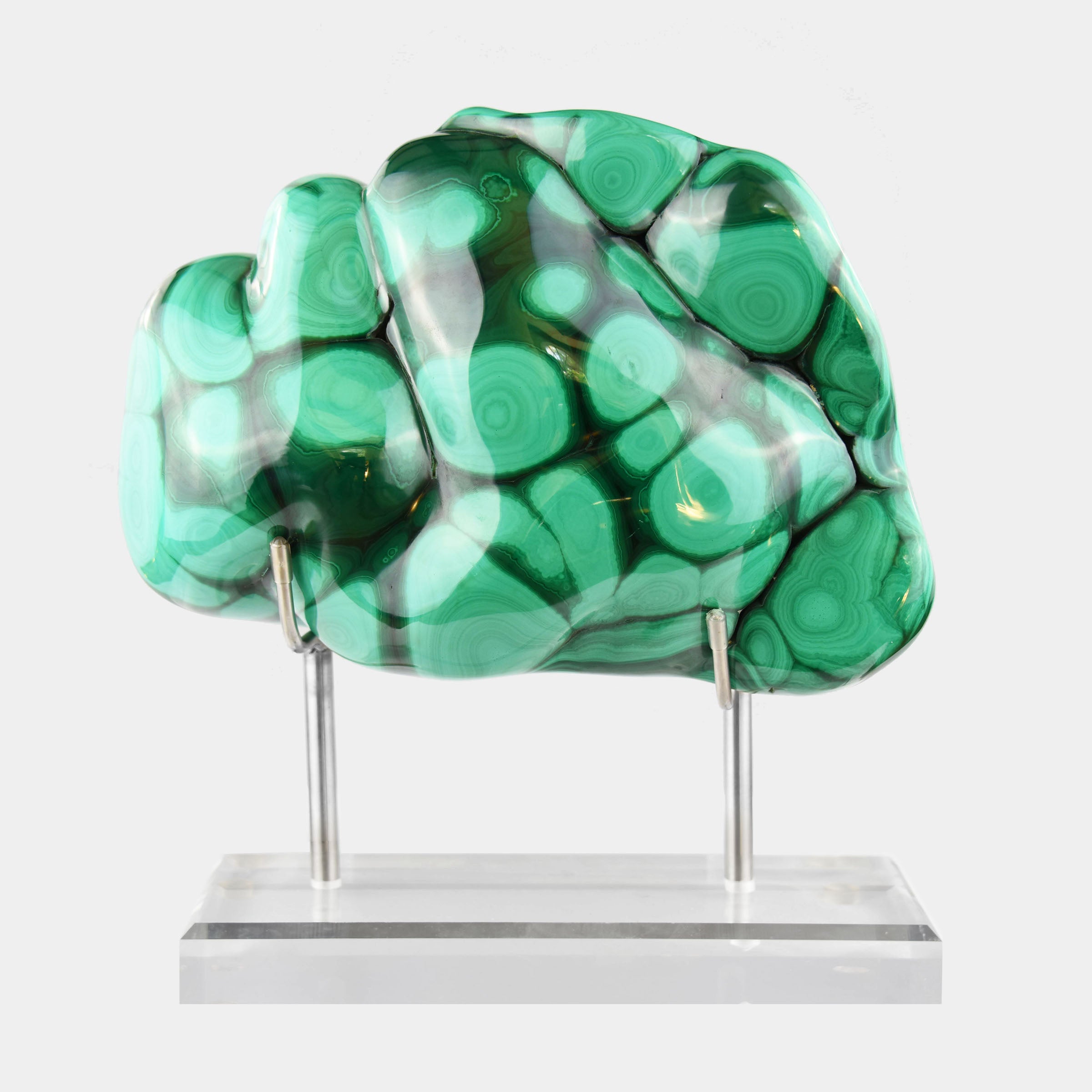Polished Malachite Freeform