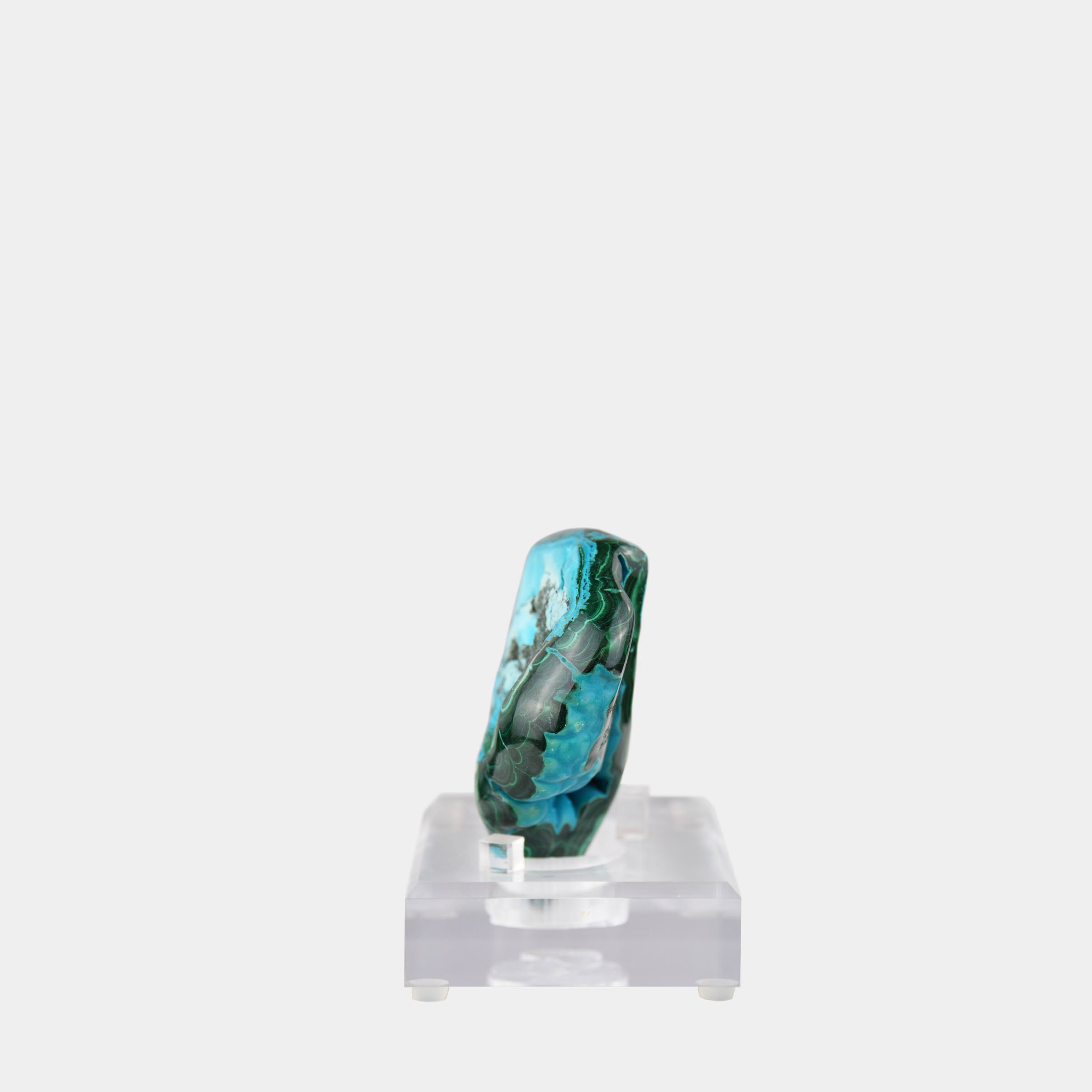 Polished Malachite & Chrysocolla Freeform