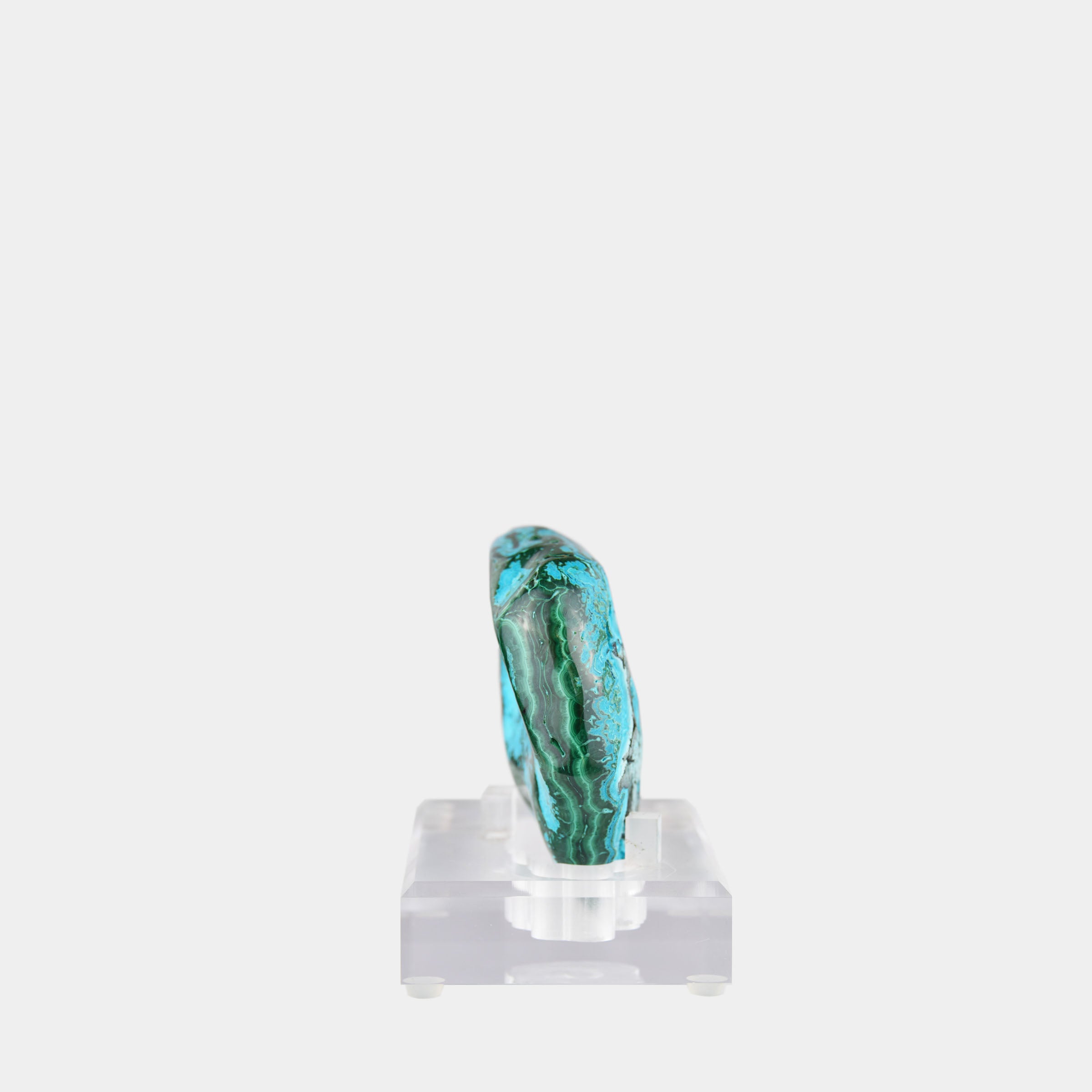 Polished Malachite & Chrysocolla Freeform