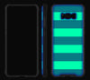 Nautical Striped <br>Samsung S8 - Glow Gel case