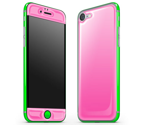 Cotton Candy / Neon Green <br>iPhone 7/8 - Glow Gel Combo
