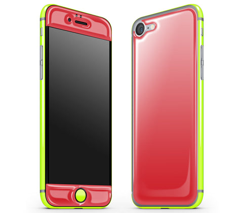 Red / Neon Yellow <br>iPhone 7/8 - Glow Gel Combo