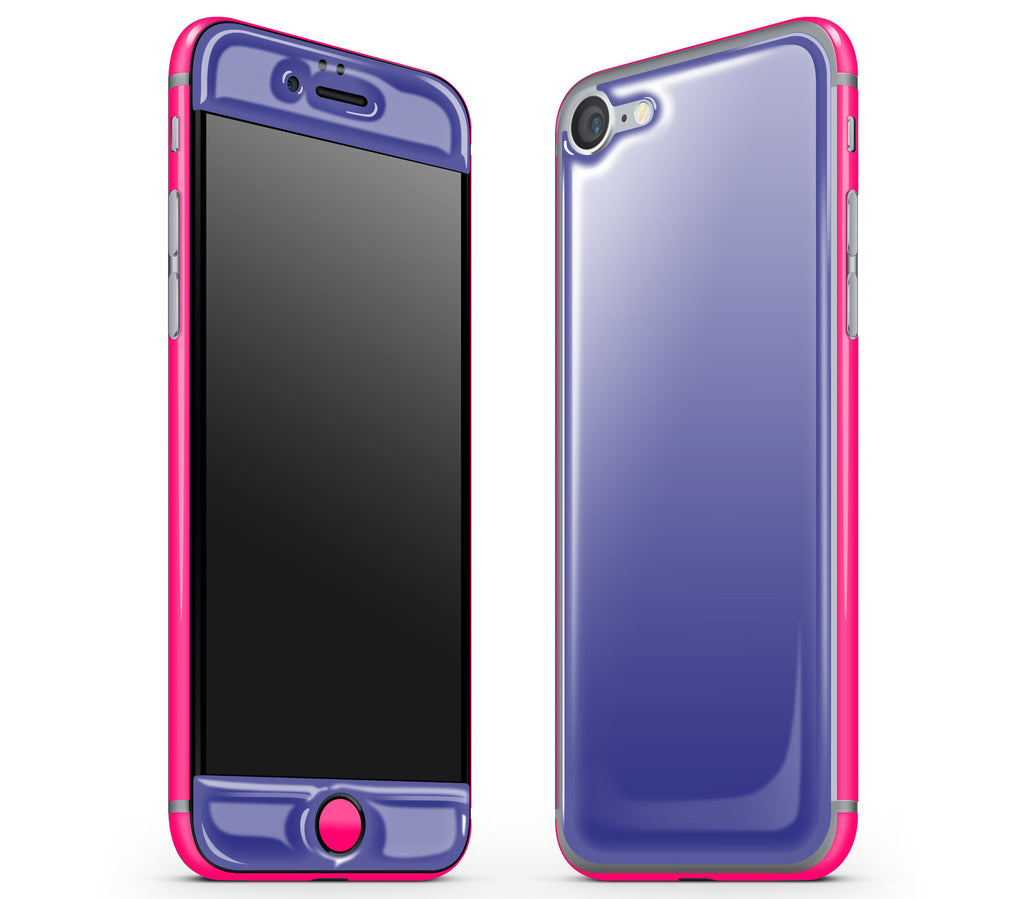 Purple / Neon Pink <br>iPhone 7/8 - Glow Gel Combo