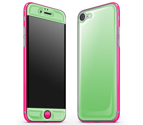 Apple Green / Neon Pink <br>iPhone 7/8 - Glow Gel Combo