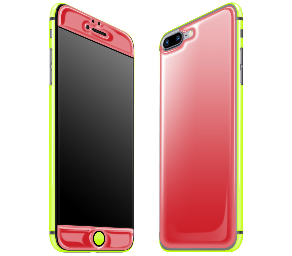 Red / Neon Yellow <br>iPhone 7/8 PLUS - Glow Gel Combo