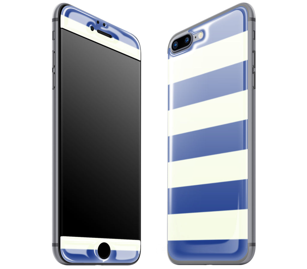 Nautical Striped <br>iPhone 7/8 PLUS - Glow Gel Skin