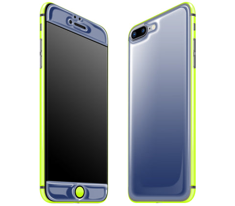 Navy Blue / Neon Yellow <br>iPhone 7/8 PLUS - Glow Gel Combo