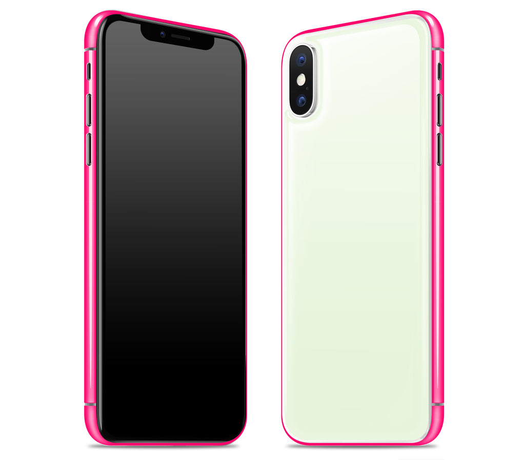 Atomic Ice / Neon Pink <br>iPhone X - Glow Gel Combo