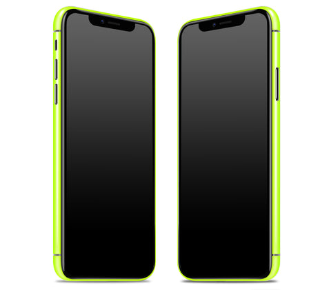 Neon Yellow <br>iPhone X - Rim Skin