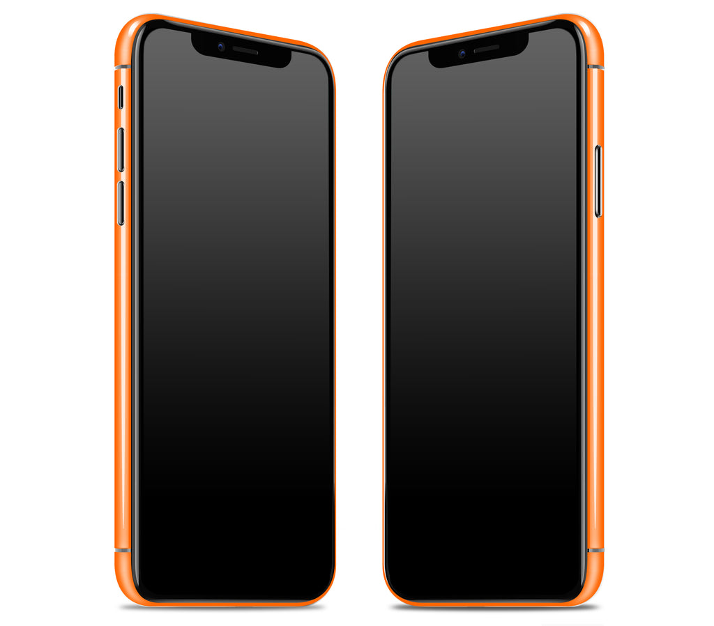 Neon Orange <br>iPhone X - Rim Skin