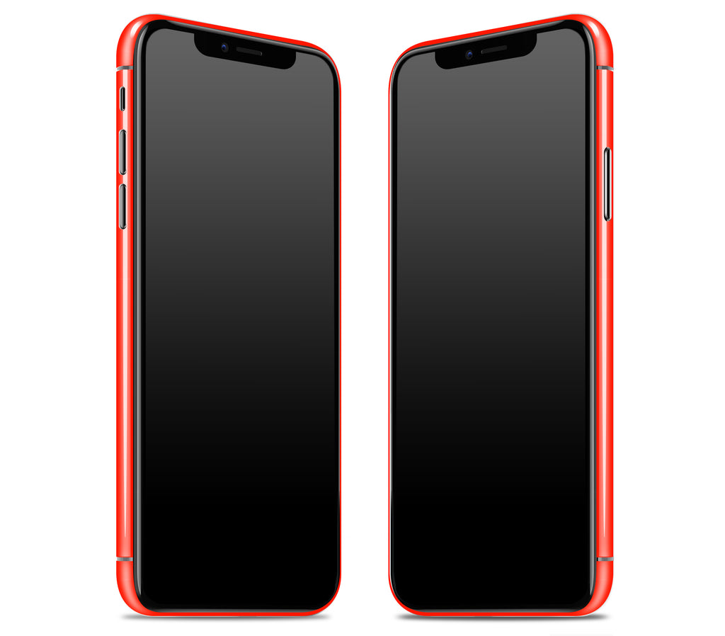 Neon Red <br>iPhone X - Rim Skin