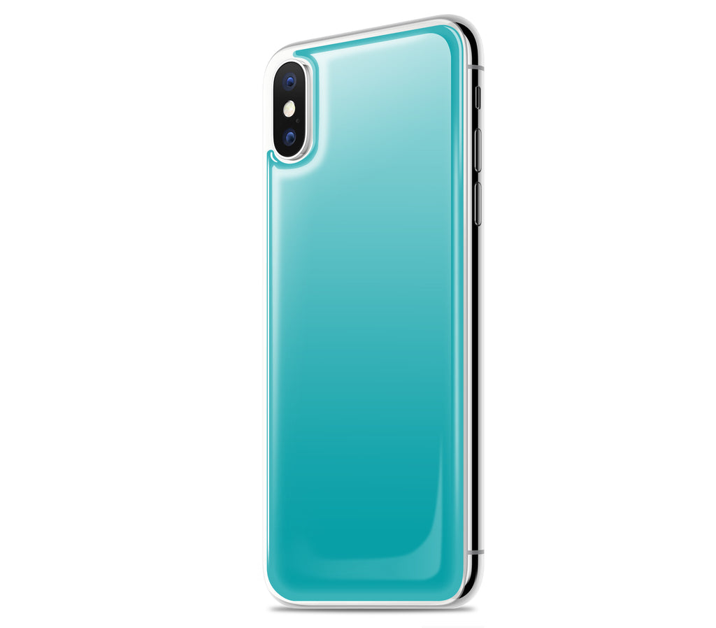 Teal <br>iPhone X - Glow Gel skin