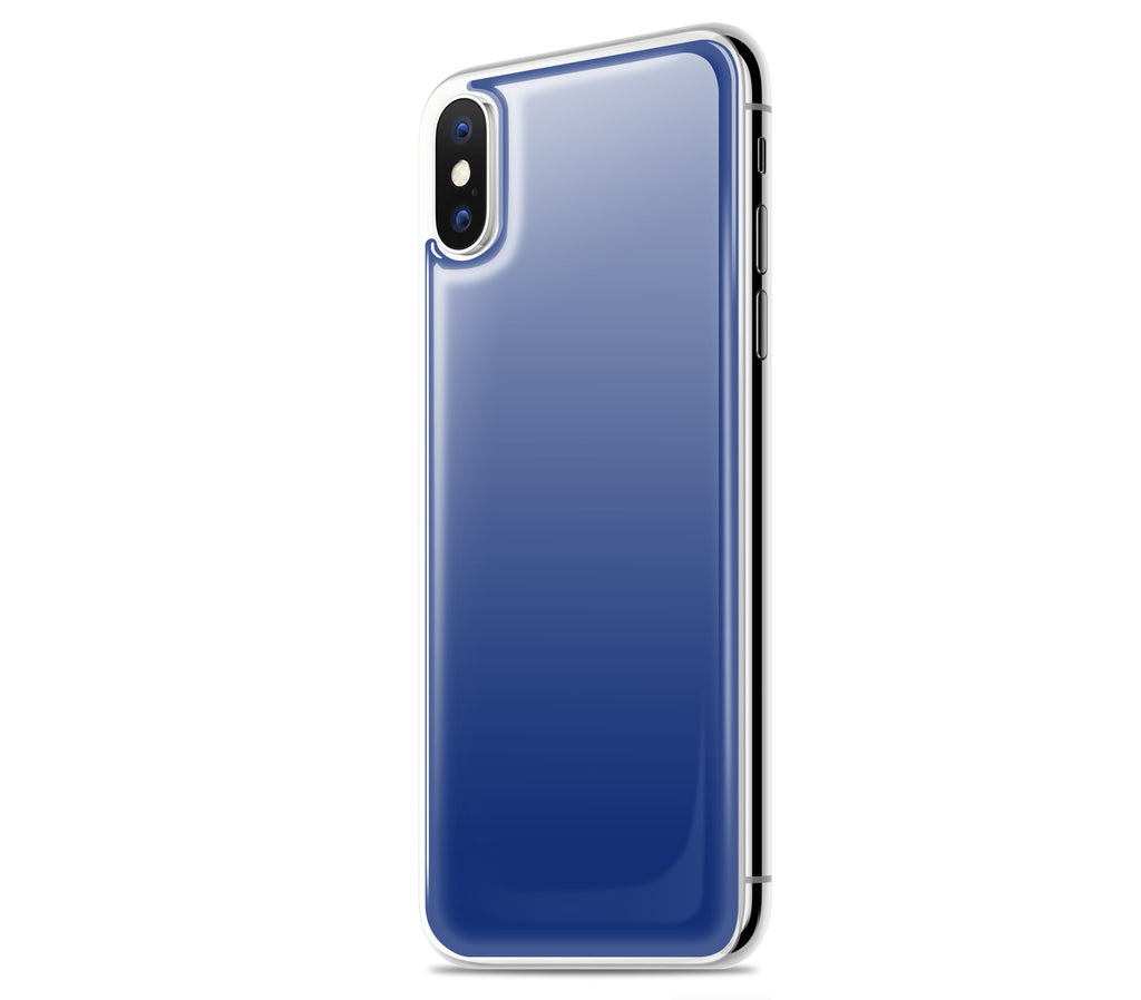 Navy <br>iPhone X - Glow Gel skin