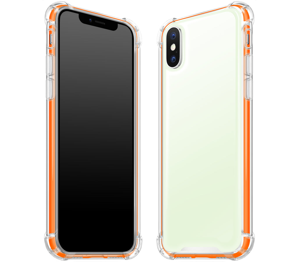 Atomic Ice / Neon Orange <br>iPhone X - Glow Gel case combo