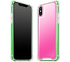 Cotton Candy / Neon Green <br>iPhone X - Glow Gel case combo