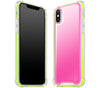Cotton Candy / Neon Yellow <br>iPhone X - Glow Gel case combo