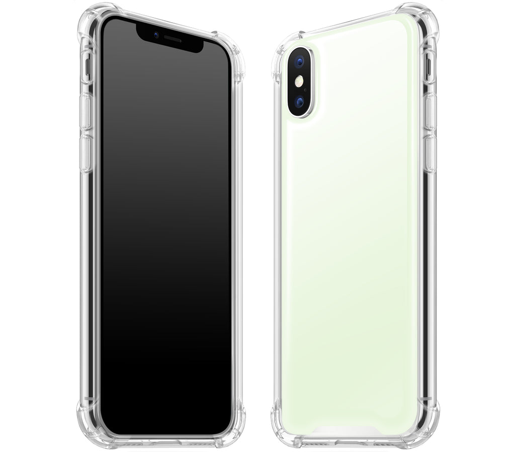White <br>iPhone X - Glow Gel case