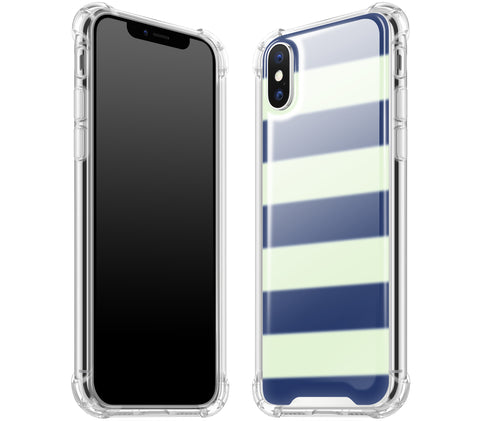 Nautical Striped <br>iPhone X - Glow Gel case
