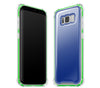 Navy Blue / Neon Green <br>Samsung S8 - Glow Gel case combo