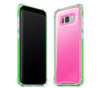 Cotton Candy / Neon Green <br>Samsung S8 - Glow Gel case combo