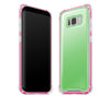 Apple Green / Neon Pink <br>Samsung S8 - Glow Gel case combo