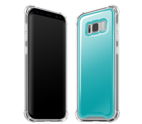 Teal <br>Samsung S8 - Glow Gel case