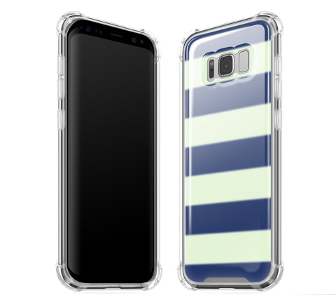 Nautical Striped <br>Samsung S8 - Glow Gel case