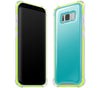 Teal / Neon Yellow <br>Samsung S8 PLUS - Glow Gel case combo