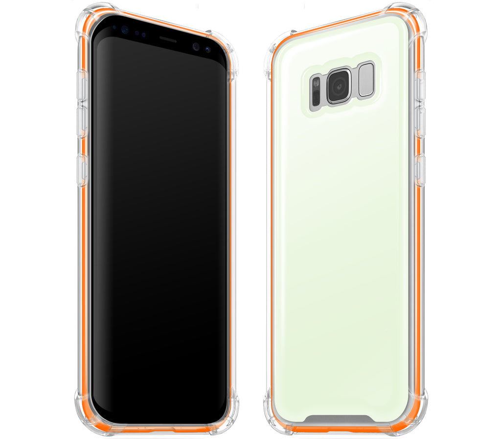 Atomic Ice / Neon Orange <br>Samsung S8 PLUS - Glow Gel case combo