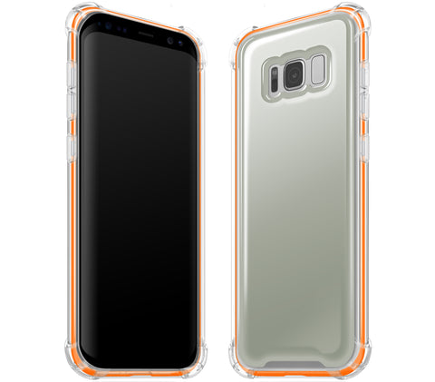Steel Ash / Neon Orange <br>Samsung S8 PLUS - Glow Gel case combo