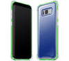 Navy Blue / Neon Green <br>Samsung S8 PLUS - Glow Gel case combo