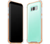 Mint / Neon Orange <br>Samsung S8 PLUS - Glow Gel case combo