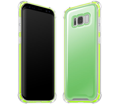 Apple Green / Neon Yellow <br>Samsung S8 PLUS - Glow Gel case combo