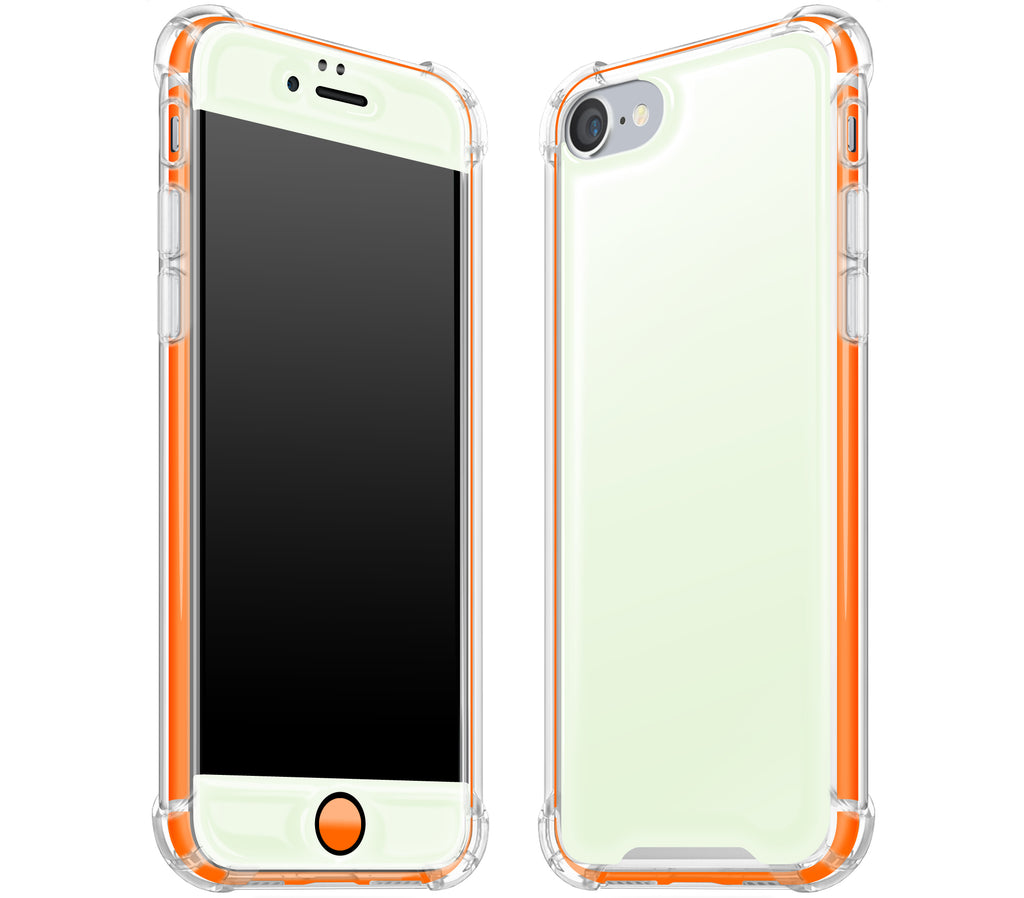 Atomic Ice / Neon Orange <br>iPhone 7/8 - Glow Gel case combo