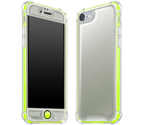 Steel Ash / Neon Yellow <br>iPhone 7/8 - Glow Gel case combo