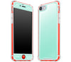 Mint / Neon Red <br>iPhone 7/8 - Glow Gel case combo
