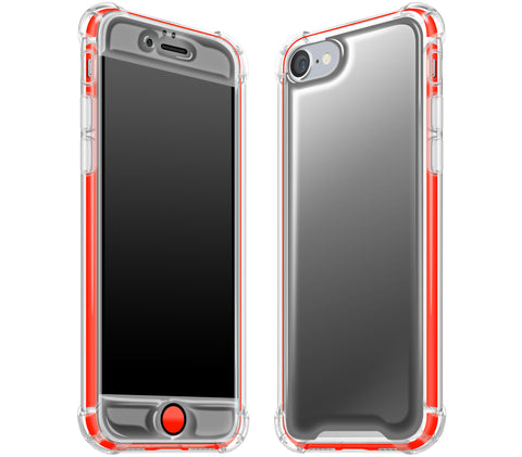 Graphite / Neon Red <br>iPhone 7/8 - Glow Gel case combo